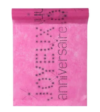 Chemin de table Anniversaire Chemin de table Anniversaire  Couleur:Fuchsia