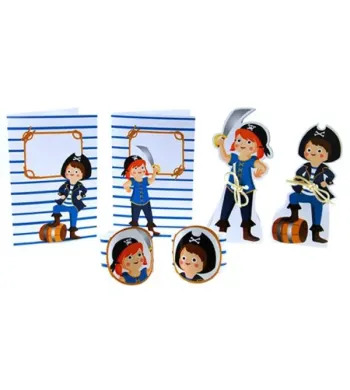 Boites à dragées Baptême Boite à dragées Pirate Fille (x10) 